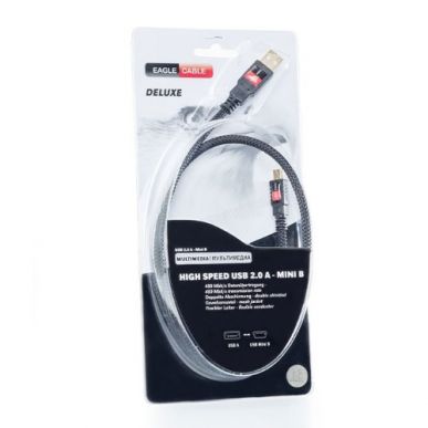 Кабель Mini USB Eagle Cable Deluxe USB A-MiniB 0,8 м